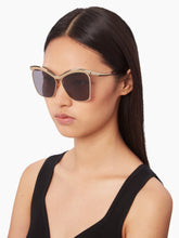 Charger l'image dans la galerie, High-Tide Oversize Shiny Rose Gold Sunglasses