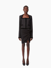 Cargar imagen en el visor de la galería, DRAPED MIDI SKIRT IN BLACK - Nina Ricci