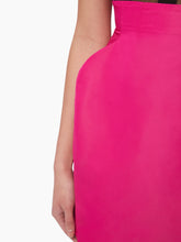 Cargar imagen en el visor de la galería, TAFFETA HIGH-WAISTED MINI SKIRT IN PINK - Nina Ricci