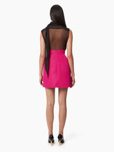 Cargar imagen en el visor de la galería, TAFFETA HIGH-WAISTED MINI SKIRT IN PINK - Nina Ricci