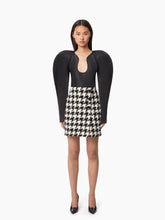 Cargar imagen en el visor de la galería, MINI HOUNDSTOOTH SKIRT - Nina Ricci