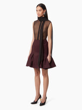 Cargar imagen en el visor de la galería, WOOL PEPLUM MIDI SKIRT IN RED - Nina Ricci