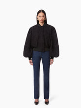 Cargar imagen en el visor de la galería, CROPPED BOMBER IN TWEED IN BLACK - Nina Ricci