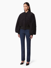Cargar imagen en el visor de la galería, CROPPED BOMBER IN TWEED IN BLACK - Nina Ricci