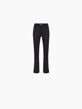 Cargar imagen en el visor de la galería, PINSTRIPE WOOL STRAIGHT PANTS
