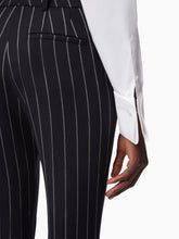 Cargar imagen en el visor de la galería, PINSTRIPE WOOL STRAIGHT PANTS