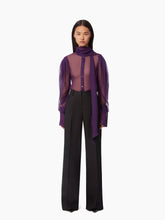 Cargar imagen en el visor de la galería, WOOL GABARDINE STRAIGHT PANTS - NINA RICCI