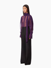Cargar imagen en el visor de la galería, WOOL GABARDINE STRAIGHT PANTS - NINA RICCI