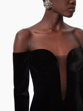 Cargar imagen en el visor de la galería, MINI CORSET DRESS IN BLACK - Nina Ricci