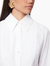Charger l'image dans la galerie, SHIRT DRESS IN COTTON POPLIN IN WHITE - Nina Ricci