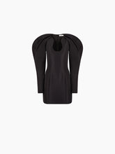 Charger l'image dans la galerie, MINI DRESS WITH LONG COCOON SLEEVES IN BLACK - Nina Ricci