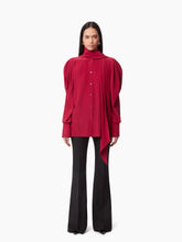 Load image into Gallery viewer, PUSSY-BOW SHIRT IN PINK - Nina Ricci