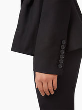 Load image into Gallery viewer, WOOL GABARDINE PEPLUM BLAZER IN BLACK - Nina Ricci