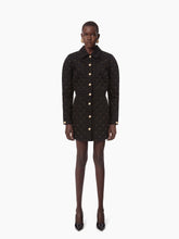 Load image into Gallery viewer, QUILTED DENIM SKIRT IN BLACK - Nina Ricci