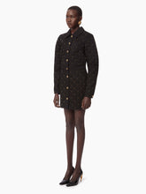 Load image into Gallery viewer, QUILTED DENIM SKIRT IN BLACK - Nina Ricci