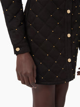 Load image into Gallery viewer, QUILTED DENIM SKIRT IN BLACK - Nina Ricci