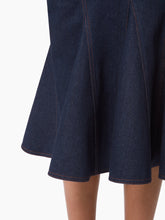 Cargar imagen en el visor de la galería, DENIM MIDI SKIRT - NINA RICCI