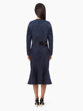 Cargar imagen en el visor de la galería, DENIM MIDI SKIRT - NINA RICCI