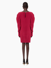 Load image into Gallery viewer, MINI DRESS WITH RUCHED SLEEVES IN PINK - Nina Ricci
