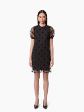 Cargar imagen en el visor de la galería, MINI TULLE DRESS WITH POLKA DOTS IN BLACK - Nina Ricci