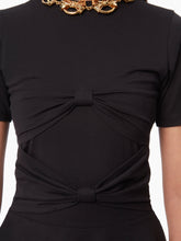 Load image into Gallery viewer, PEPLUM T-SHIRT WITH BOW DETAIL - Nina Ricci