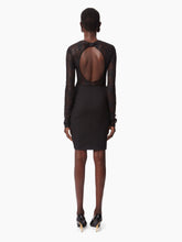 Load image into Gallery viewer, LACE BACKLESS TOP IN BLACK - Nina Ricci
