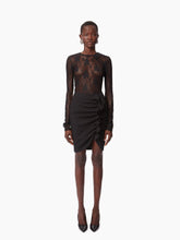 Load image into Gallery viewer, LACE BACKLESS TOP IN BLACK - Nina Ricci