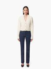 Charger l'image dans la galerie, V-NECK KNIT CARDIGAN IN BEIGE - Nina Ricci