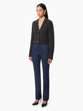 Cargar imagen en el visor de la galería, V-NECK KNIT CARDIGAN IN GREY - Nina Ricci