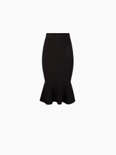 Cargar imagen en el visor de la galería, LONG MERMAID SKIRT WITH CUTLINES IN BLACK - Nina Ricci