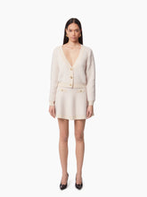 Load image into Gallery viewer, MOHAIR MINI FLARED SKIRT IN BEIGE - Nina Ricci