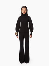Cargar imagen en el visor de la galería, COCOON SLEEVE TURTLENECK SWEATER IN BLACK - Nina Ricci