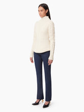 Load image into Gallery viewer, TURTLENECK SWEATER IN TWISTED WOOL IN BEIGE - Nina Ricci