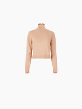 Cargar imagen en el visor de la galería, BEADED TURTLENECK IN BEIGE - Nina Ricci