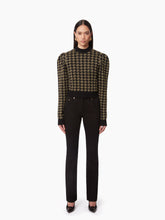 Charger l'image dans la galerie, HOUNDSTOOTH JACQUARD SWEATER IN BLACK - Nina Ricci
