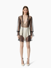 Load image into Gallery viewer, Cream Mini Satin Skirt