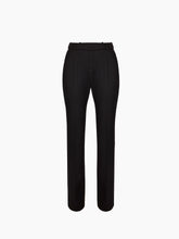 Load image into Gallery viewer, Black Straight Wool Pants