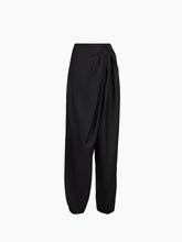 Load image into Gallery viewer, Black Large Draped Pants