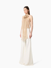 Charger l'image dans la galerie, White Flared Wool Pants