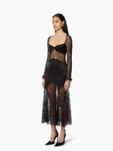 Charger l'image dans la galerie, Long Open Neck Lace Dress