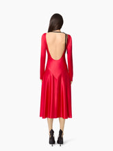 Charger l'image dans la galerie, Red Backless Midi Dress