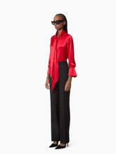 Load image into Gallery viewer, Lavalliere Satin Shirt