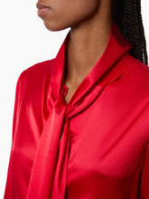 Load image into Gallery viewer, Lavalliere Satin Shirt