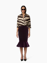 Cargar imagen en el visor de la galería, Zebra-Print Satin Shirt