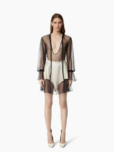 Load image into Gallery viewer, Polka Dot Sheer Blouse