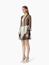 Load image into Gallery viewer, Polka Dot Sheer Blouse