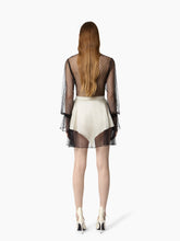 Load image into Gallery viewer, Polka Dot Sheer Blouse