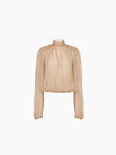 Charger l'image dans la galerie, Highneck Silk Blouse