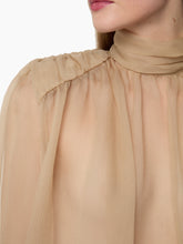 Charger l'image dans la galerie, Highneck Silk Blouse