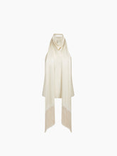 Charger l'image dans la galerie, Cream Halterneck Satin Top